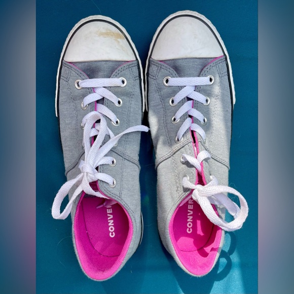 Converse Chuck Taylor All Star Madison Low Top Oxford Gray Pink Junior Size US 6 - Picture 4 of 11